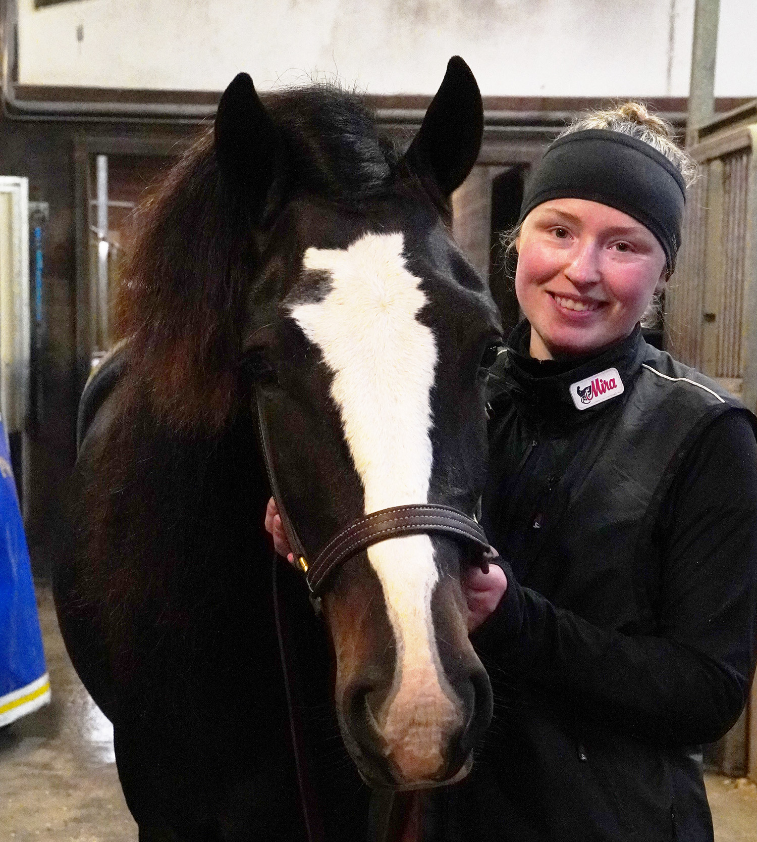  Hade Tur med sin skötare Chloe Pettersson. Foto; A.Lindblom